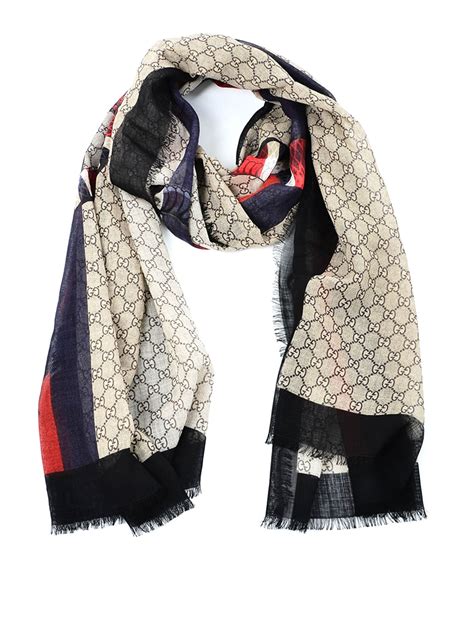 gucci colorful scarf|Gucci scarf clearance.